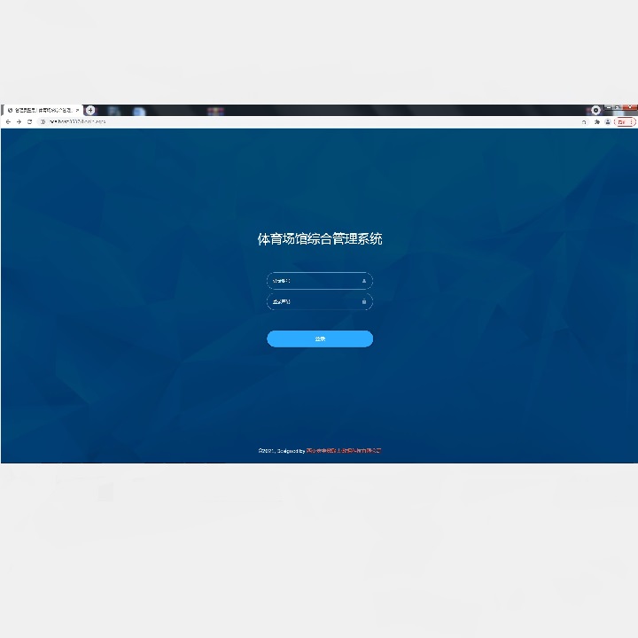 管理员登录 - 界面展示
